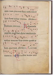 Leaf 4 from an Antiphonal Fragment