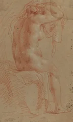 Nude Female Figure (verso)