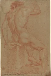 Nude Male Figure (recto)