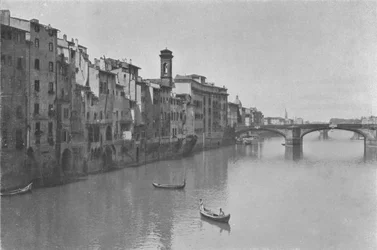 Florence, View of the Arno with the Ponte S Trinita