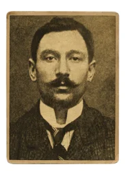 Mug Shot of Vincenzo Peruggia, Italian Painter Who Stole the Mona Lisa from the Louvre on August 21