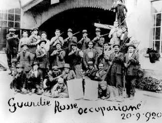 Occupation of a factory by the Italian Communists in 1920