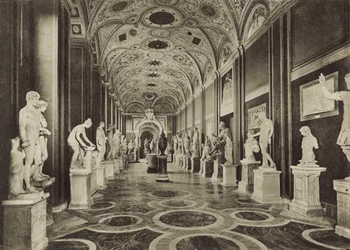 The Vatican Museum, Interior of the Statue Hall