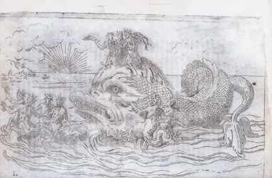 A Fantastical Fish Chariot, 1579