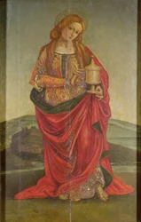A Female Saint with a Chalice, possibly Mary Magdalene, probably 16th century