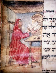 A Jewish Doctor at his Desk