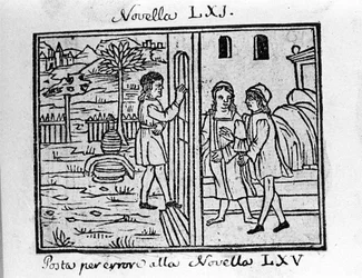 A Couple Wants to Knock on Their Door, Illustration for 