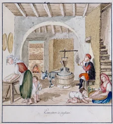 A Rustic Interior in Cagliari