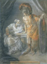 Alcibiades Reprimanded by Socrates, c.1780