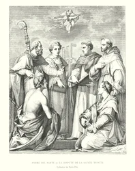 Andrea del Sarto, The Dispute of the Holy Trinity, Collection of the Pitti Palace