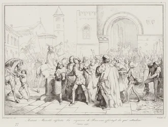 Antonio Marcello Refuses the Lordship of Ravenna Offered by Its Citizens