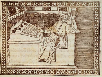 Apothecary Practitioner, Florentine Engraving from The Book of Chess
