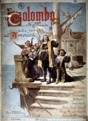 Book cover on Christopher Columbus for the 4th centenary of the discovery of America