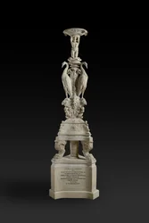 Candelabrum with Image of Cranes