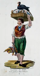 Chicken seller, Italy