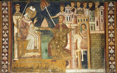 Constantine receiving gifts