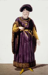 Costume for Marino Faliero in the Opera by Gaetano Donizetti