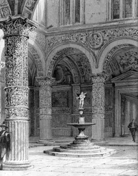 Courtyard of the Palazzo Vecchio (detail)