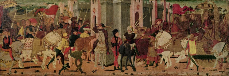 Entry of Titus Flavius Vespasian and Titus into Rome, c.1450