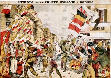 The Capture of Gorizia by Italian Troops, 1918