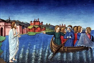 The Disciples Fish in the Lake of Galilee
