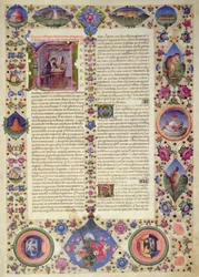 Incipit of the Prologue, from the Borso d