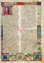 Frontispiece, from a Mariegola of the Lay Guild of St. Rocco and St. Nicholas