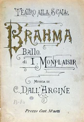 Frontispiece of Brahma ballet by Monplaisir and dell