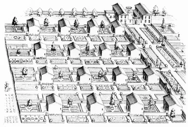 Garden of a monastery in Turin