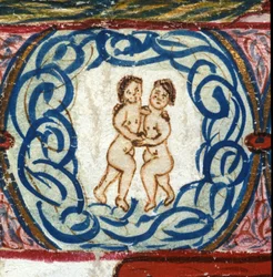 Sign of Gemini, Italian Horoscope, mid-15th century