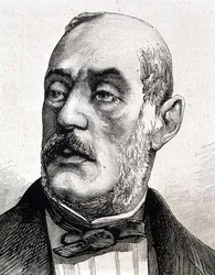 Giuseppe Ferrari (1811-1876) Italian Historian and Political Philosopher (engraving)