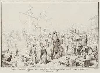 The Altinati flee from the Lombards and take refuge in the Realtine islands, 639