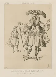 Italian Gentleman and Elegant Young Man, 1670