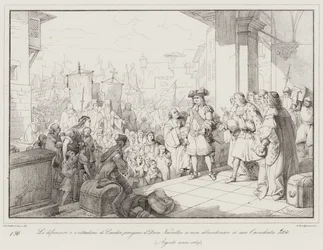 The Defenders and Citizens of Candia Beg Duke Navailles Not to Abandon the Besieged City