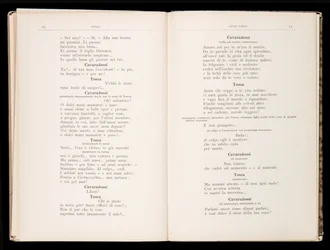 Libretto della Tosca by Giacomo Puccini, Edition Ricordi, Italy