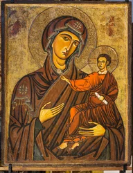 Madonna Odigitria (Virgin and Child), also called Madonna Bruna