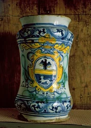 Maiolica Apothecary Jar