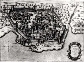 Map of Galipoli, the Dardanelles, a Venetian Conquest and Stronghold against the Turks