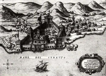Map of the Dardanelles, a Venetian Conquest and Stronghold Against the Turks
