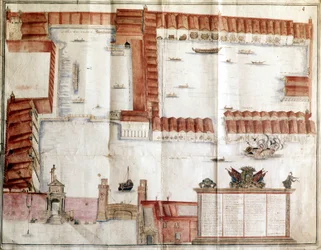 Map of the Venice Arsenal