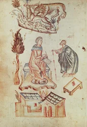An open-air medical consultation in antiquity, from a collection of scientific texts