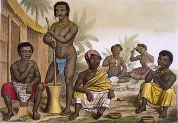 Natives of the Muchicongo Tribe, Near Luanda, Congo