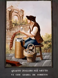 Old Neapolitan Trades: The Seller of Sorbets