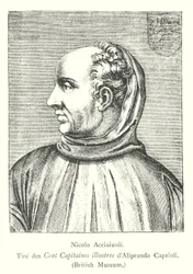 Nicolo Acciaiuoli, from the Hundred Illustrious Captains by Aliprando Caprioli, British Museum