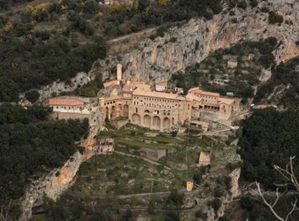 Overview of the Monastery of St. Benedetto (Sacro Speco)