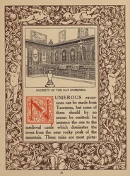 Page from Brochure for San Domenico Palace Hotel, Taormina