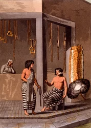 Pampas Indians in a Shop Called Indiano, Calle de-los-Torres, Buenos Aires, c.1820s-30s