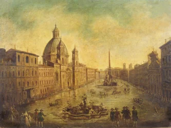 Piazza Navona Flooded
