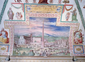 Piazza del Popolo, during the rule of Pope Sixtus V