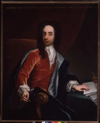 Portrait of Giovanni Battista Bononcini, Italian Baroque Composer and Cellist